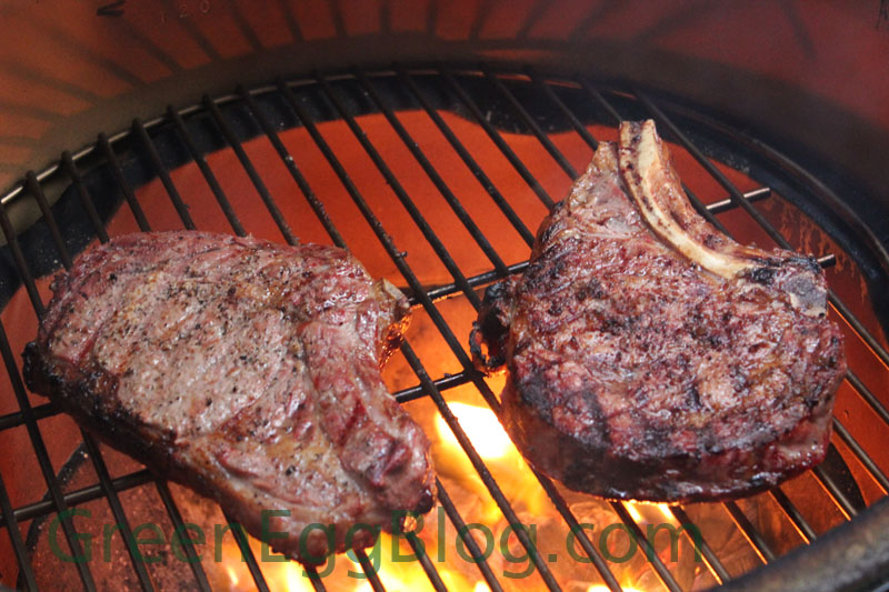 green egg steak recipe